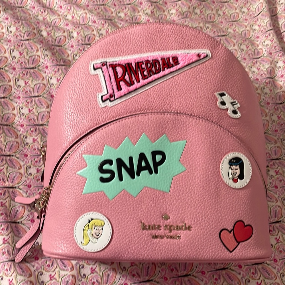 Kate Spade Betty & Veronica pink backpack NWT’s